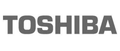 Logo Toshiba — cliente Santoro 360°